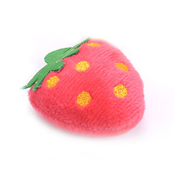 leaveforme Kitten Catnip Toy Decorative Comfortable Fruit Carrot Cat Chew Toys for Kitty