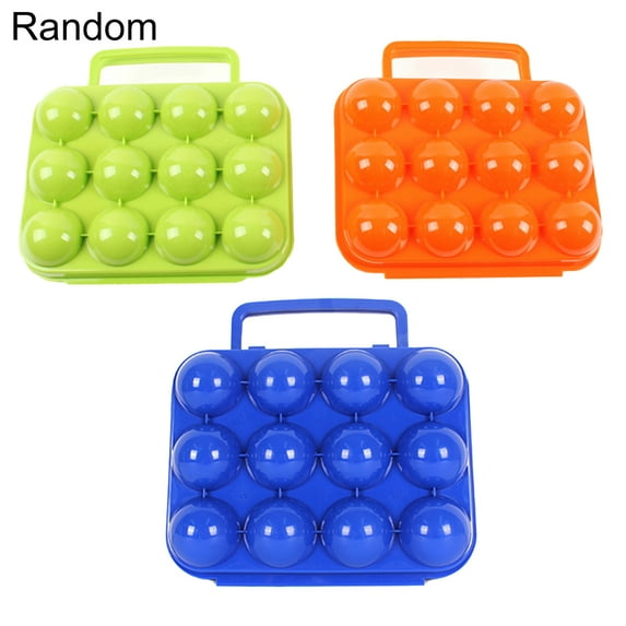 leaveforme Portable Camping Carrier For 12 Eggs Case Box Kitchen Convenient Container Egg Storage Box Container Hiking Outdoor Kitchen Tools
