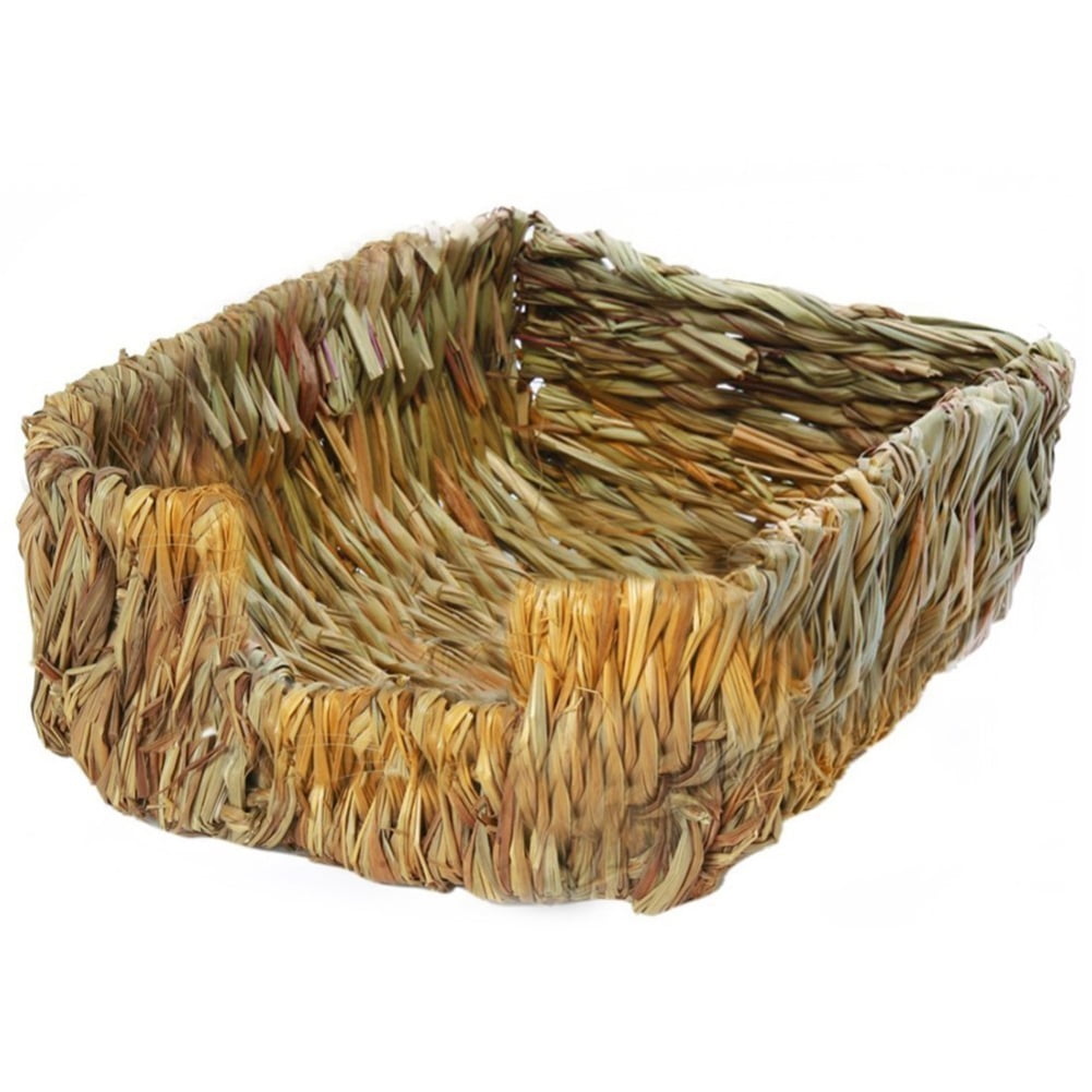 leaveforme Woven Grass Animal Cave Hideout, Small Pet Rabbit Hamster