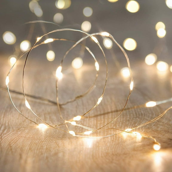 led Fairy Lights Waterproof 16.4Ft/50 LEDs String Lights Battery Operated for Wedding, Home, Garden, Party, Christmas Decoration