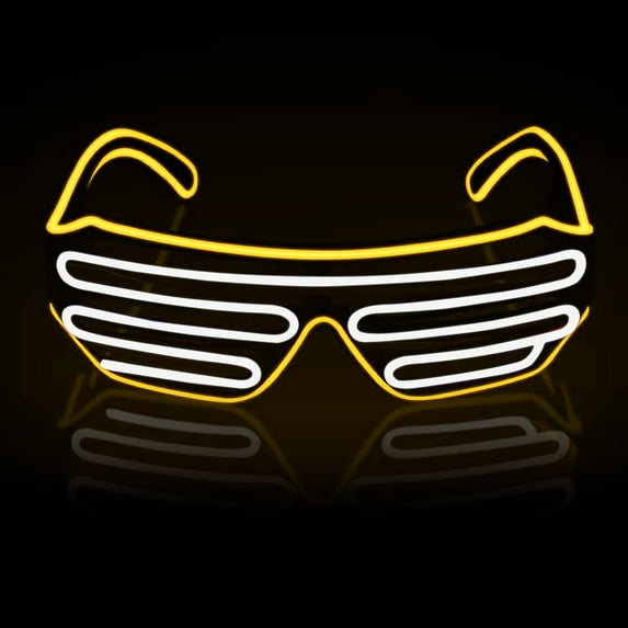 led Light up Glasses Party,led Glasses for Adults Party, Luminous Glasses for Parties, EL Glasses Costumes for Party