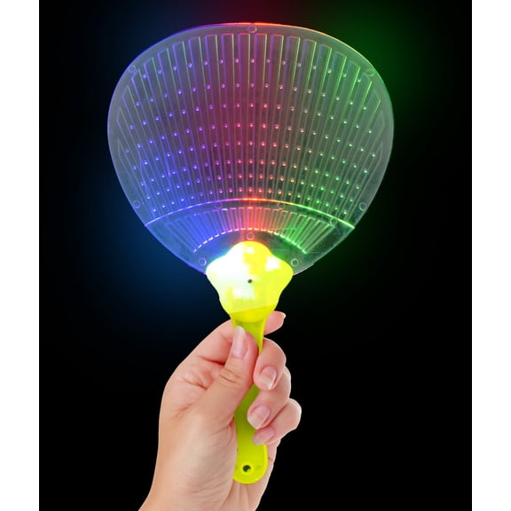 led flashing fan