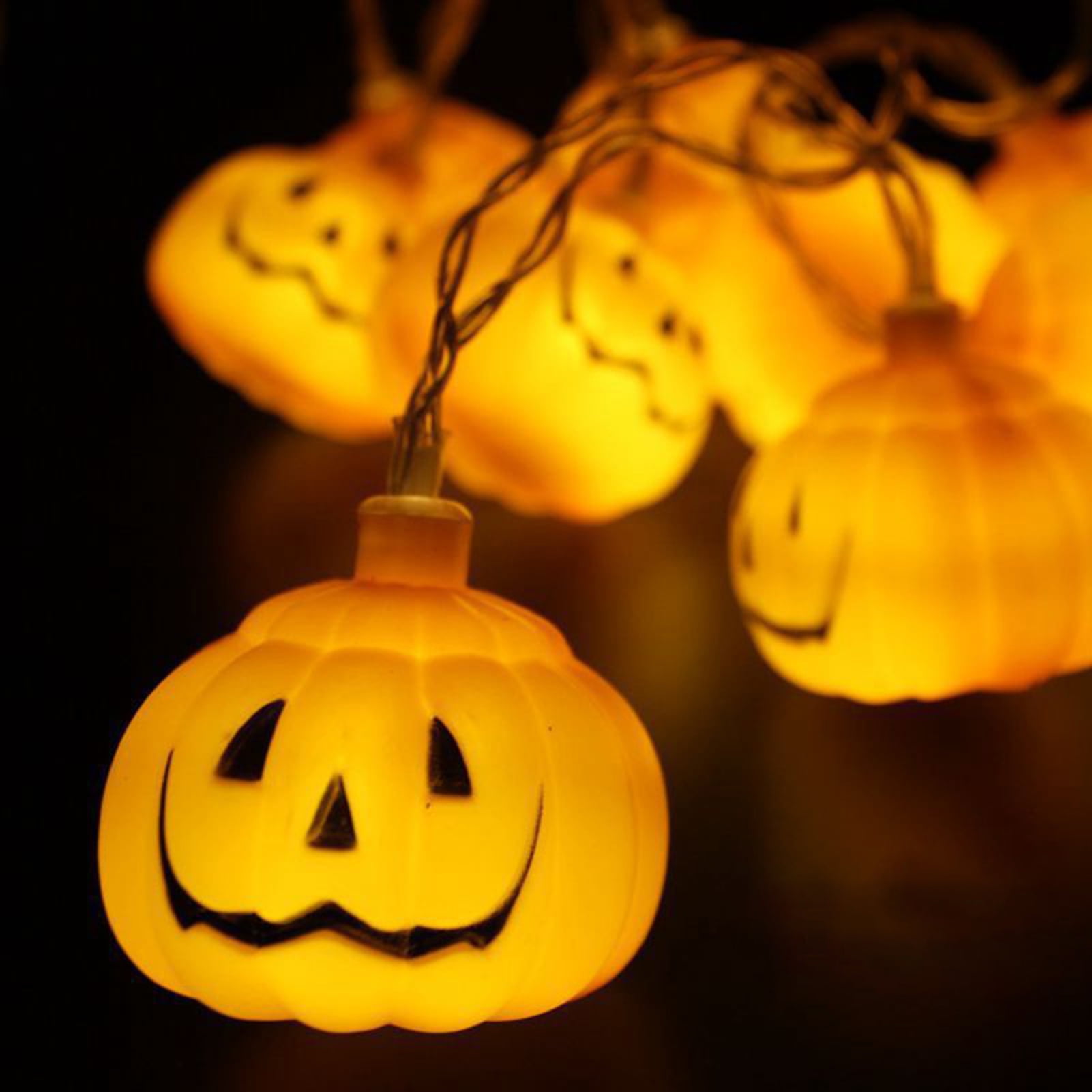 Led Halloween String Lights Battery Operated Ghost String Lightsindoor Halloween Lights For 9948