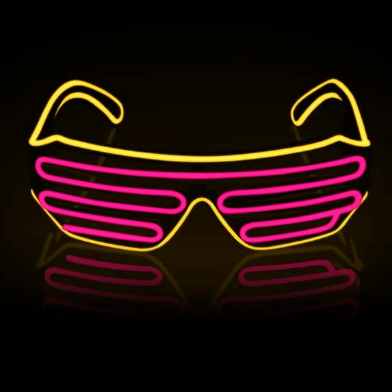 led light up glasses party,led glasses for adults party, Luminous Glasses For Parties, EL Glasses Costumes for Party