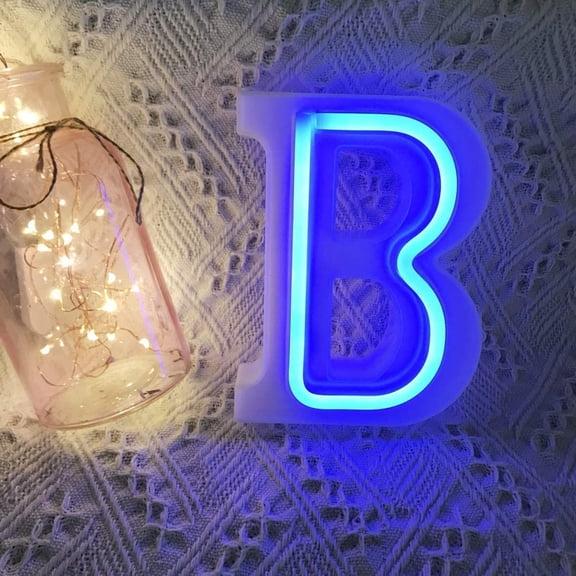 led light up letters,blue Holiday letter light, Battery & USB Powered Customizable Marquee Lights for Wall Decor, Home, Bar, Wedding & Gift