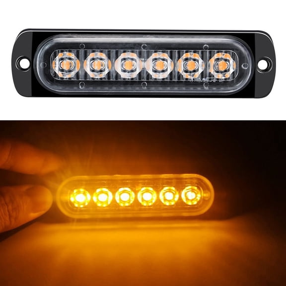 led strobe light Flashing Grille Lights Car light 6LED LIGHT lights