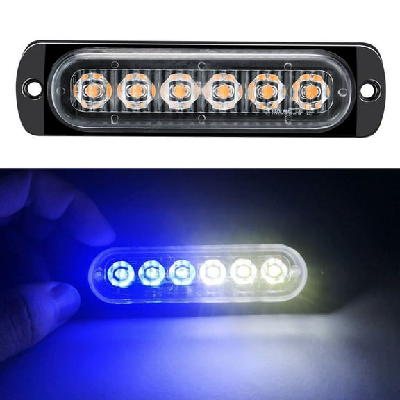 led strobe light Flashing Grille Lights Car light 6LED LIGHT lights