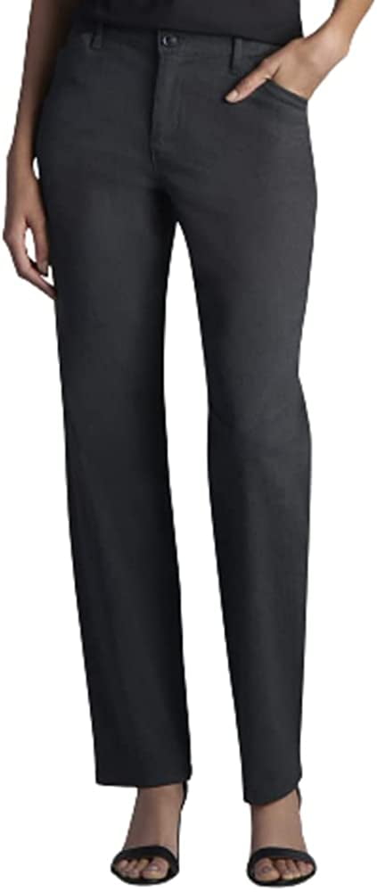 Lee Women's Plus Size Relaxed Fit All Day Straight Leg Pant, Charcoal  Heather, 16W Medium at  Women's Clothing store