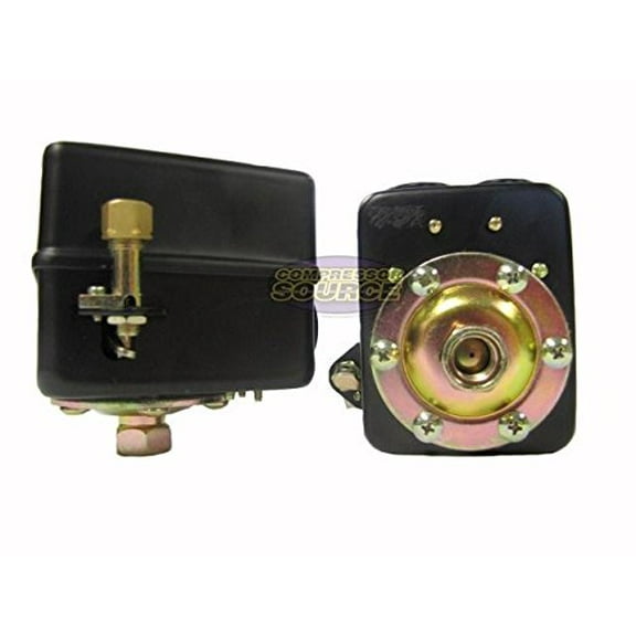lefoo 22 Amp 145-175 PSI Air Compressor Pressure Switch Control w/All Metal Housing