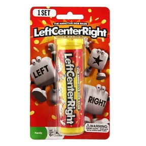 Left Center Right Dice Game - Styles Vary Tube/Tin