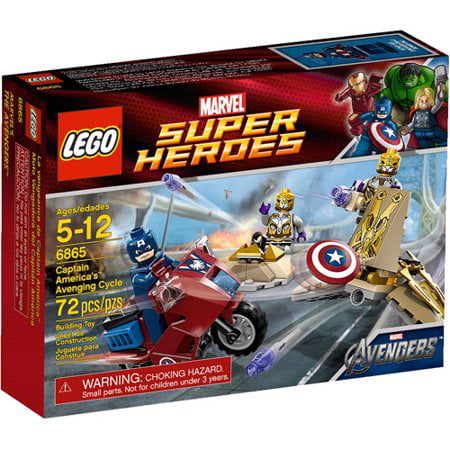 lego marvel super captain avenging cycle play set - Walmart.com