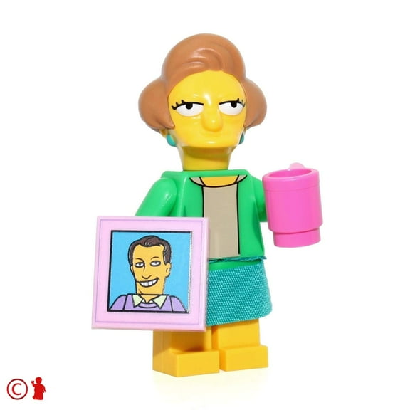 lego the simpsons series 2 collectible minifigure 71009 - edna krabappel