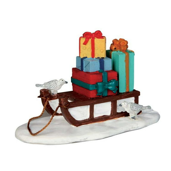 lemax village collection sled with presents #54937