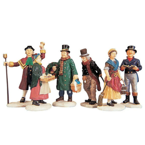 lemax village people figurines - 6 piece Set