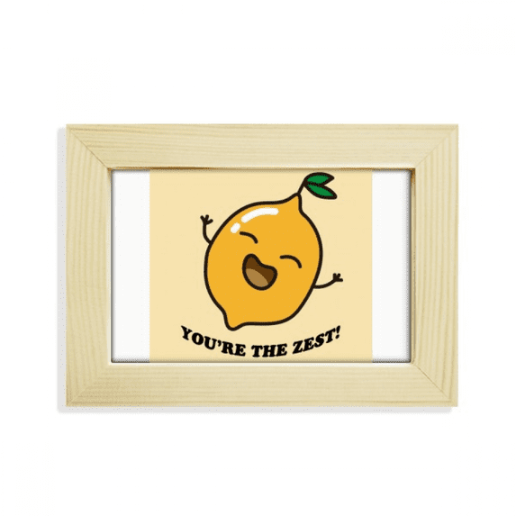 lemon encouskin desktop decorate photo frame picture art painting 5x7 inch