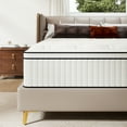 thumbnail image 1 of lemontalking 14 Inch King Gel Memory Foam Hybrid Mattress Pocket Spring In A Box Medium Firm, 1 of 7