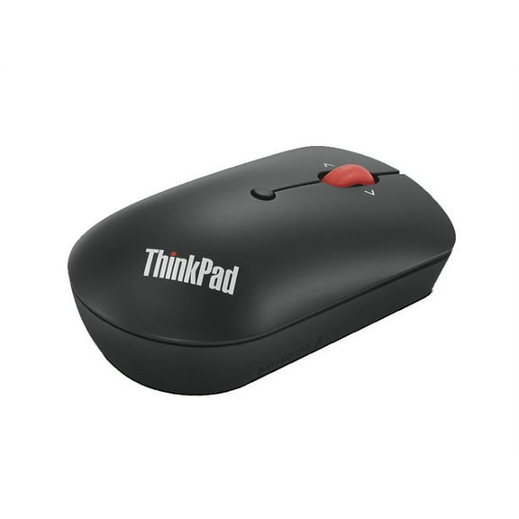 Lenovo ThinkPad USB-C Wireless Compact Mouse - Optical - Wireless - 2.40 GHz - Black - USB Type C - 2400 dpi - Scroll Wheel - Symmetrical
