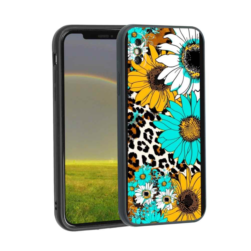 leopardprint phone case for iPhone X for Women Men Gifts,leopardprint