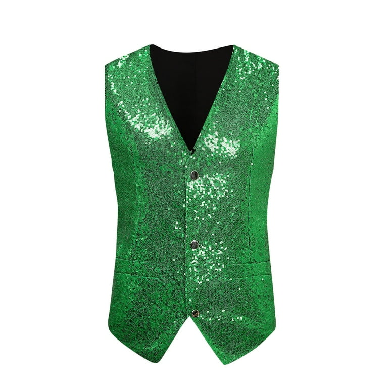 Sequin christmas vest on sale