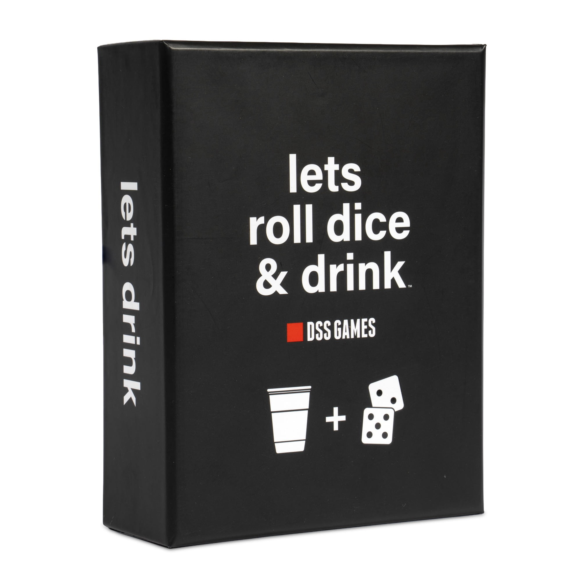 Lets Roll Dice & Drink by DSS Games  | 7, 11, Doubles | Party Challenge Game with Dice |  Drinking Game |