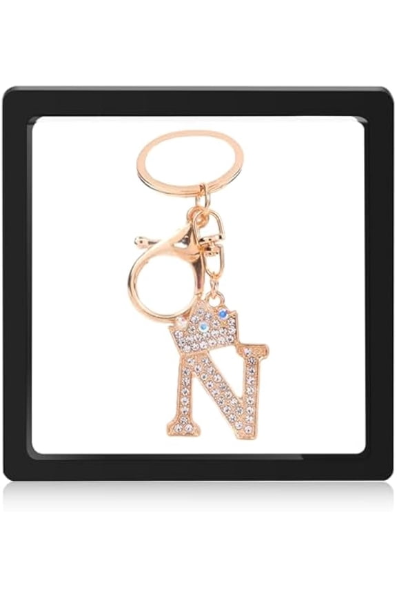 letter Keychain,Decorative Keychain,name keychain Initial gold 26 Letters A-Z Pendant Handbag Bag Decoration