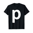 thumbnail image 1 of letter P lower case alphabet matching Halloween ABC T-Shirt, 1 of 5