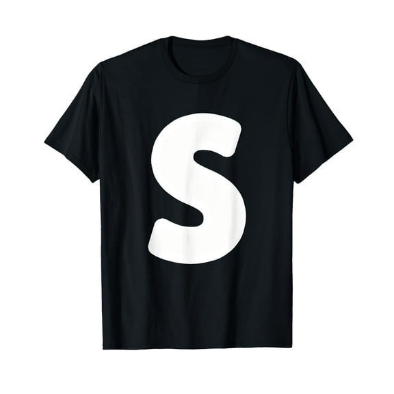 letter S lower case alphabet matching Halloween ABC T-Shirt