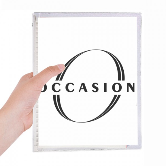 letter expression occasion notebook loose diary refillable journal statiry