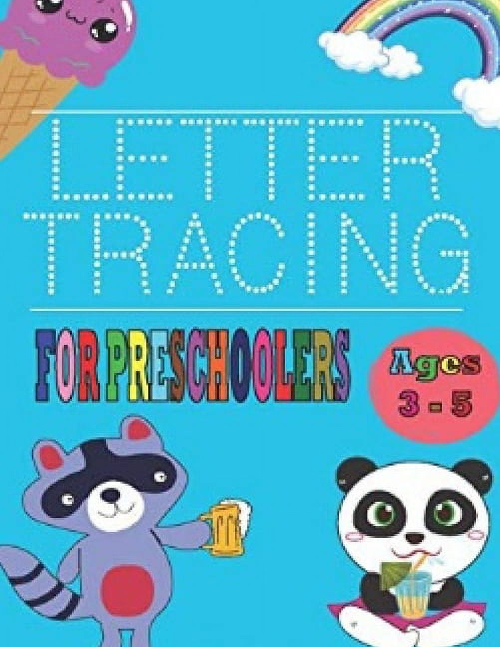 letter tracing book for Preschoolers ages 3-5: Alphabet Tracing and ...