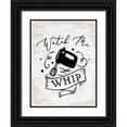 thumbnail image 1 of lettered And lined 15x18 Black Ornate Wood Framed with Double Matting Museum Art Print Titled - Watch Me Whip, 1 of 4
