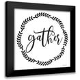 thumbnail image 1 of lettered And lined 20x20 Black Modern Framed Museum Art Print Titled - Gather, 1 of 5