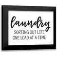 thumbnail image 1 of lettered And lined 24x19 Black Modern Framed Museum Art Print Titled - Sorting Out Life, 1 of 5