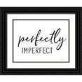 thumbnail image 1 of lettered And lined 32x25 Black Ornate Wood Framed with Double Matting Museum Art Print Titled - Perfectly Imperfect, 1 of 4
