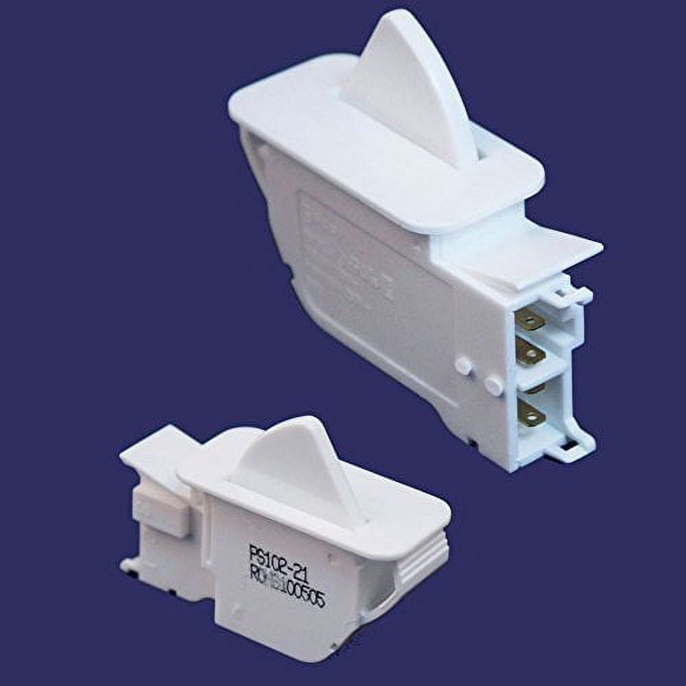ya 26 2 Pieces White Plastic 6600JB1010A Reigerator Door Parts Push Button Switch main image 0