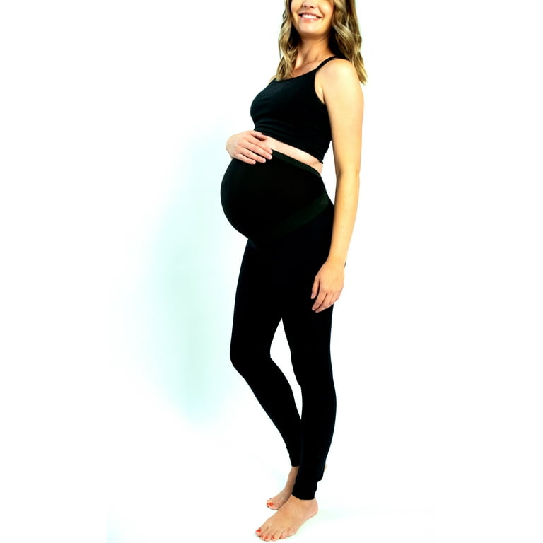 lg1bkxsw16 maternity activewear boost workout tank with belly band support,  black - extra small