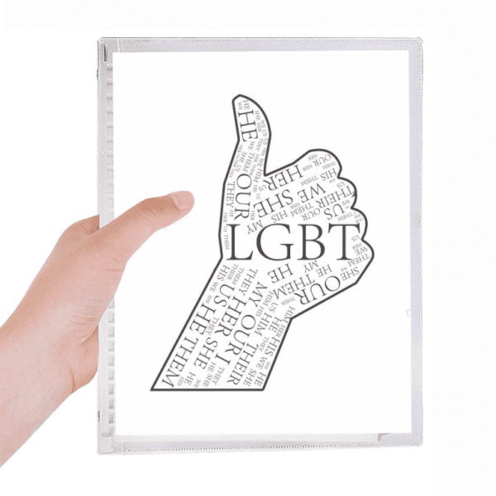 lgbt rainbow flag great notebook loose diary refillable journal statiry ...