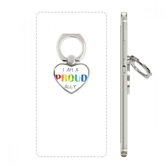 lgbt rainbow flag proud ally ph stand holder kickstand universal support