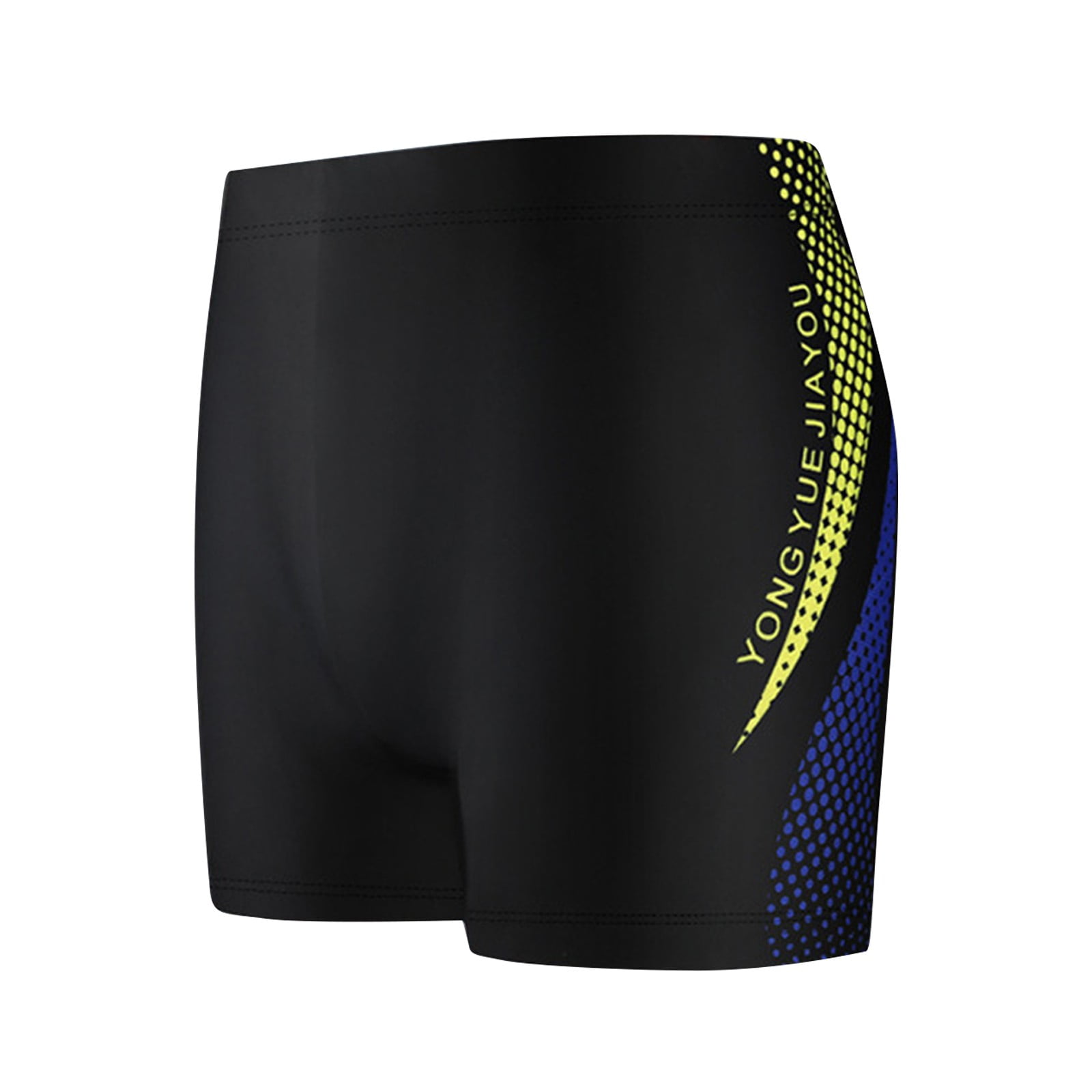 Guisaled Mens Swim Jammers Square Leg Quick Dry Swim Trunks Drawstring Waisted Athletic Training Compression Swim Briefs Valentines Day Gifts