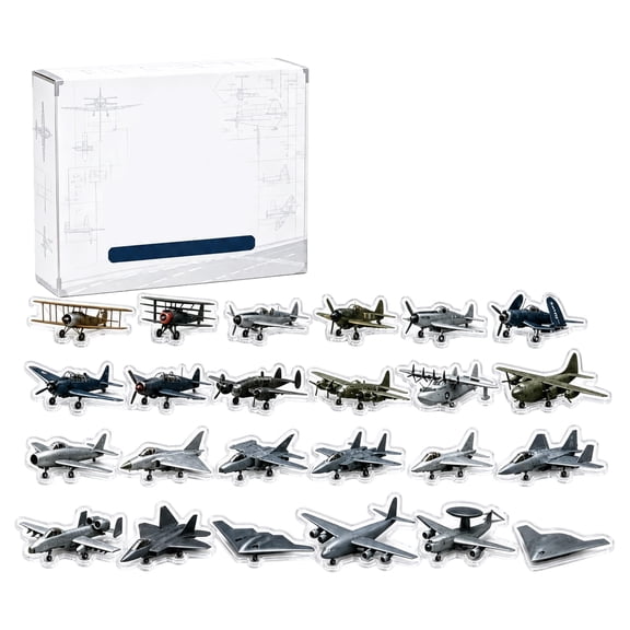 lhwanj 2D Flat Countdown Calendar with 24 Military Vehicle Pendants, A Patriotic Decoration for Celebrations Featuring Tanks, Submarines, and Aircraft in Realistic Camouflage Colors