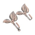 thumbnail image 1 of lhwanj 2pc Vintage Leaf Wall Coat Hooks Heavy Decorative Iron Hook Wall Mounted Hangers for Hanging Towels Coats Scarf Bags Keys Home Decor for Kitchen Bathroom Entryway, 1 of 8