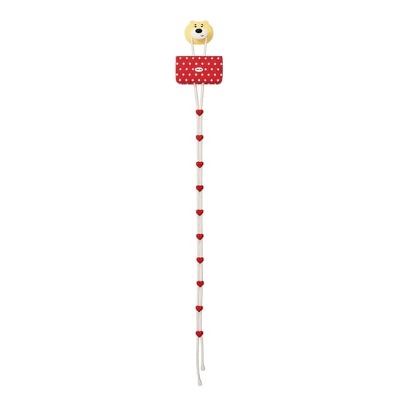 lhwanj Plush Doll Hanging Storage Rope Display Rack with 10 Clips – Wall Hanging Organizer for Keychain Plushies, Mini Toys