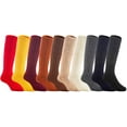 thumbnail image 1 of lian lifestyle 6 pairs children knee high cashmere wool socks size 2-4y girl random color, 1 of 4