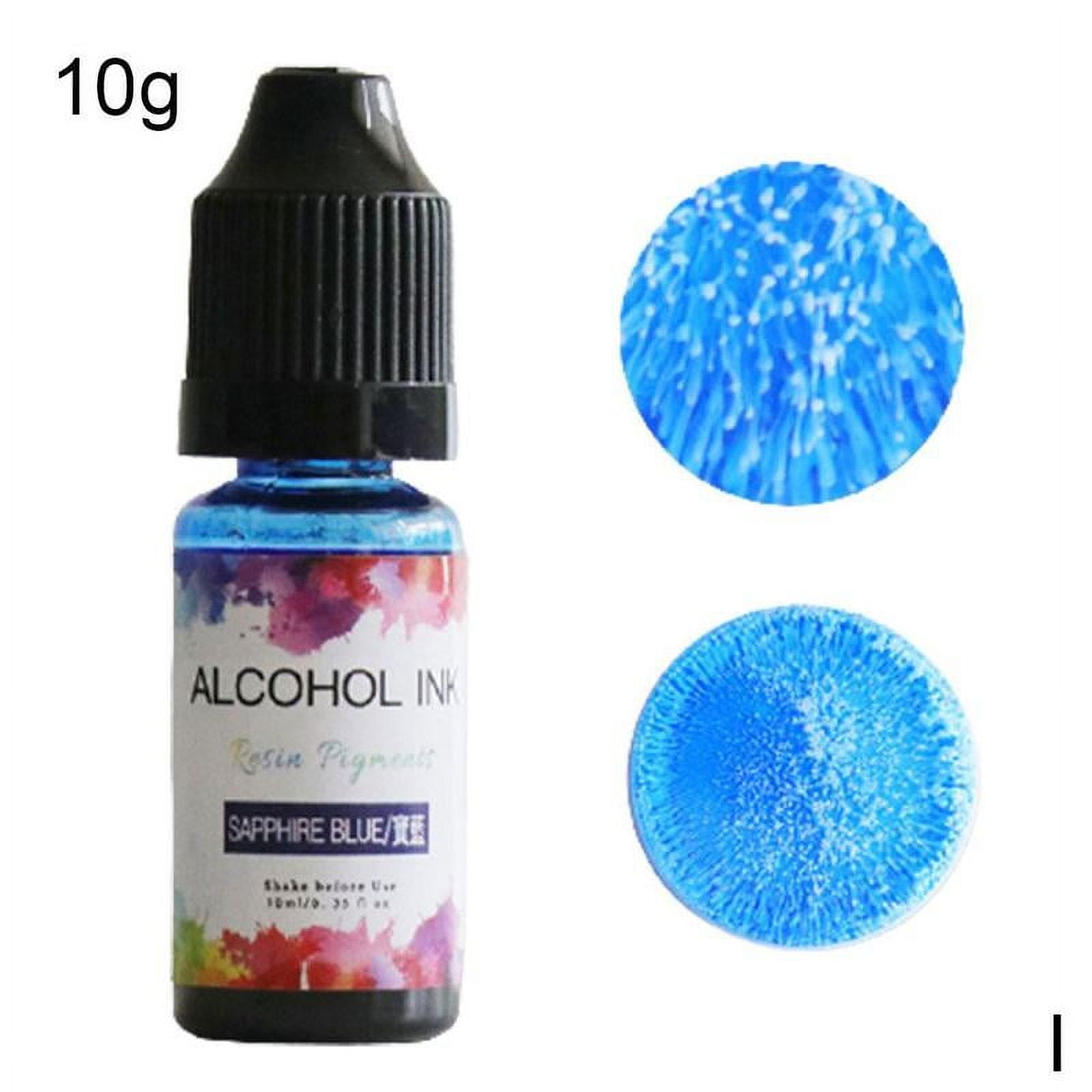 Lianhanyi 24 Colors Epoxy UV Resin Ink Pigment Liquid Colorant Set 10ml ...