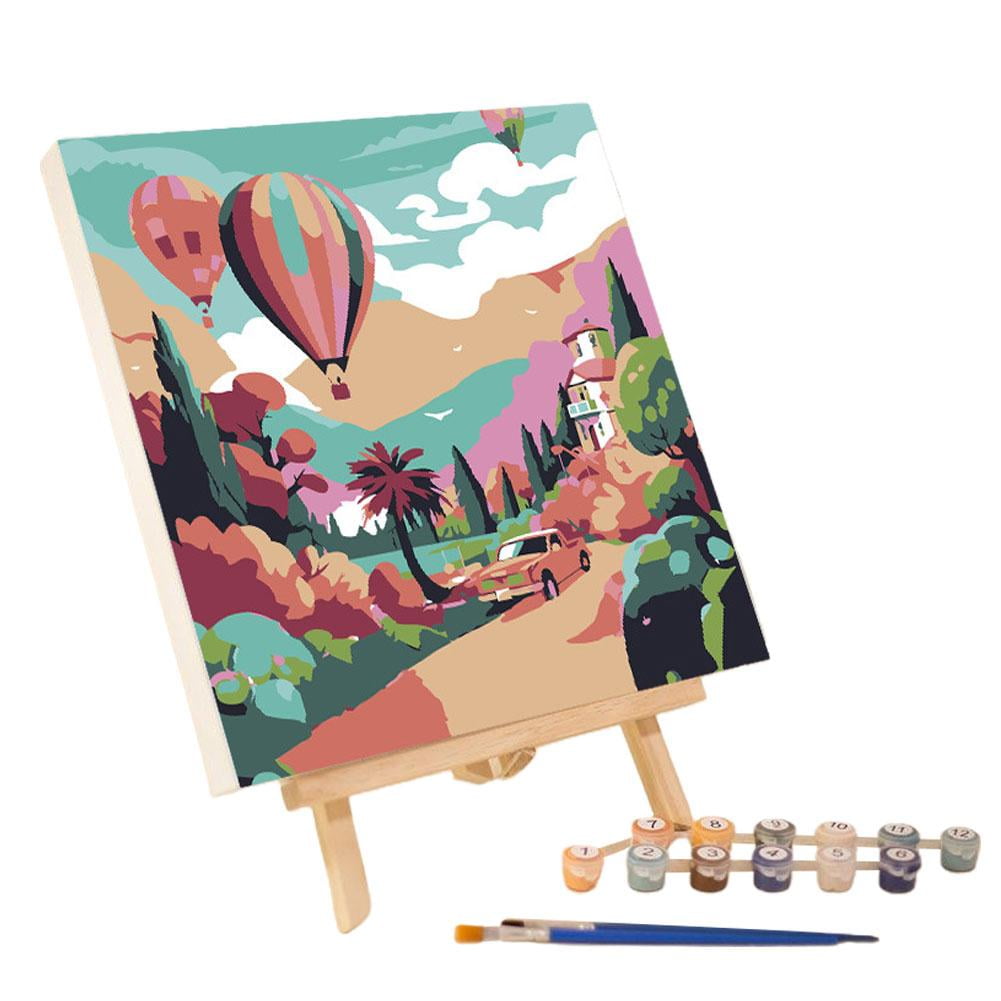 lianhanyi DIY Paint By Number Kit Digital Oil Painting Acrylic Art