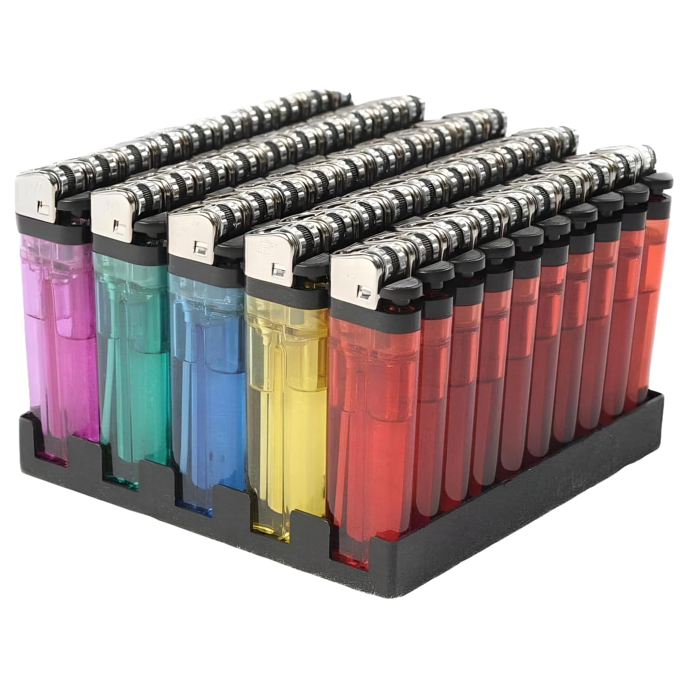 LIBERTY Lighter Pack 収納袋付き OverBroad Pack of 50 Disposable Classic Lighters, Multiple