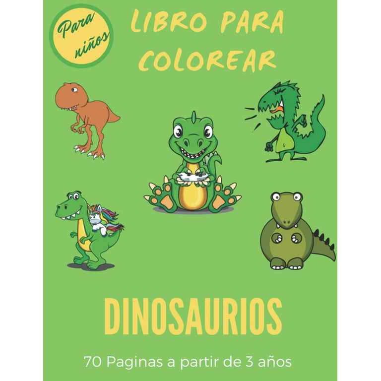 libro para colorear niños: Libro de colorear 70 Páginas - A partir de 3  años - gran formato con una página para dibujar o contar una historia - Libros  para colorear, pintar