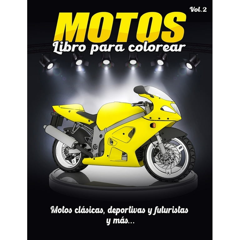 libros para colorear motos: Una colección de las más bellas