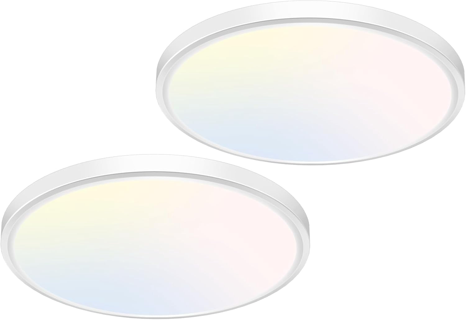libtit 12 inch Flush Mount LED Ceiling Light Fixture, 3000K 4000K 6500K ...