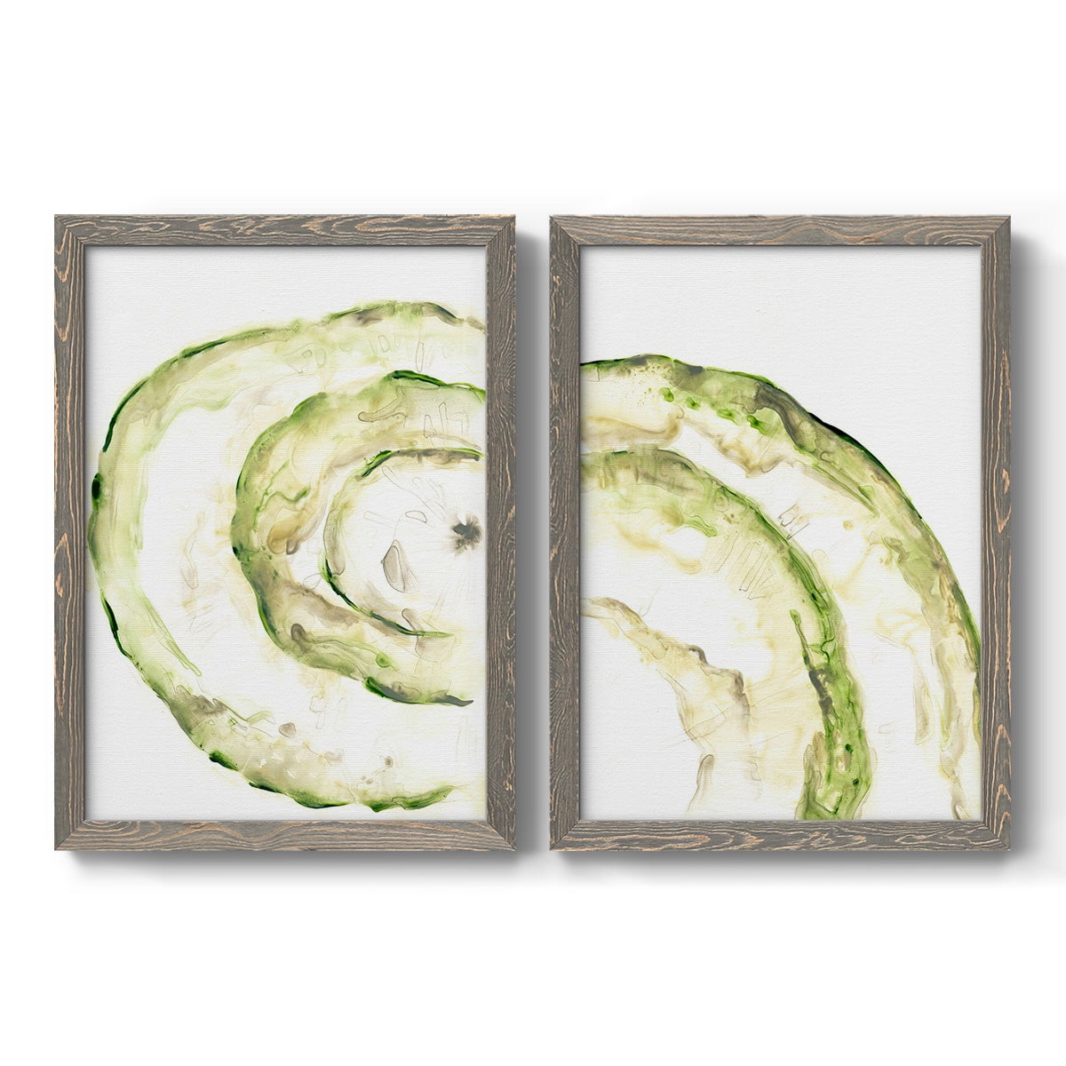 Lichen Halo V - Premium Framed Canvas 2 Piece Set - Ready to Hang