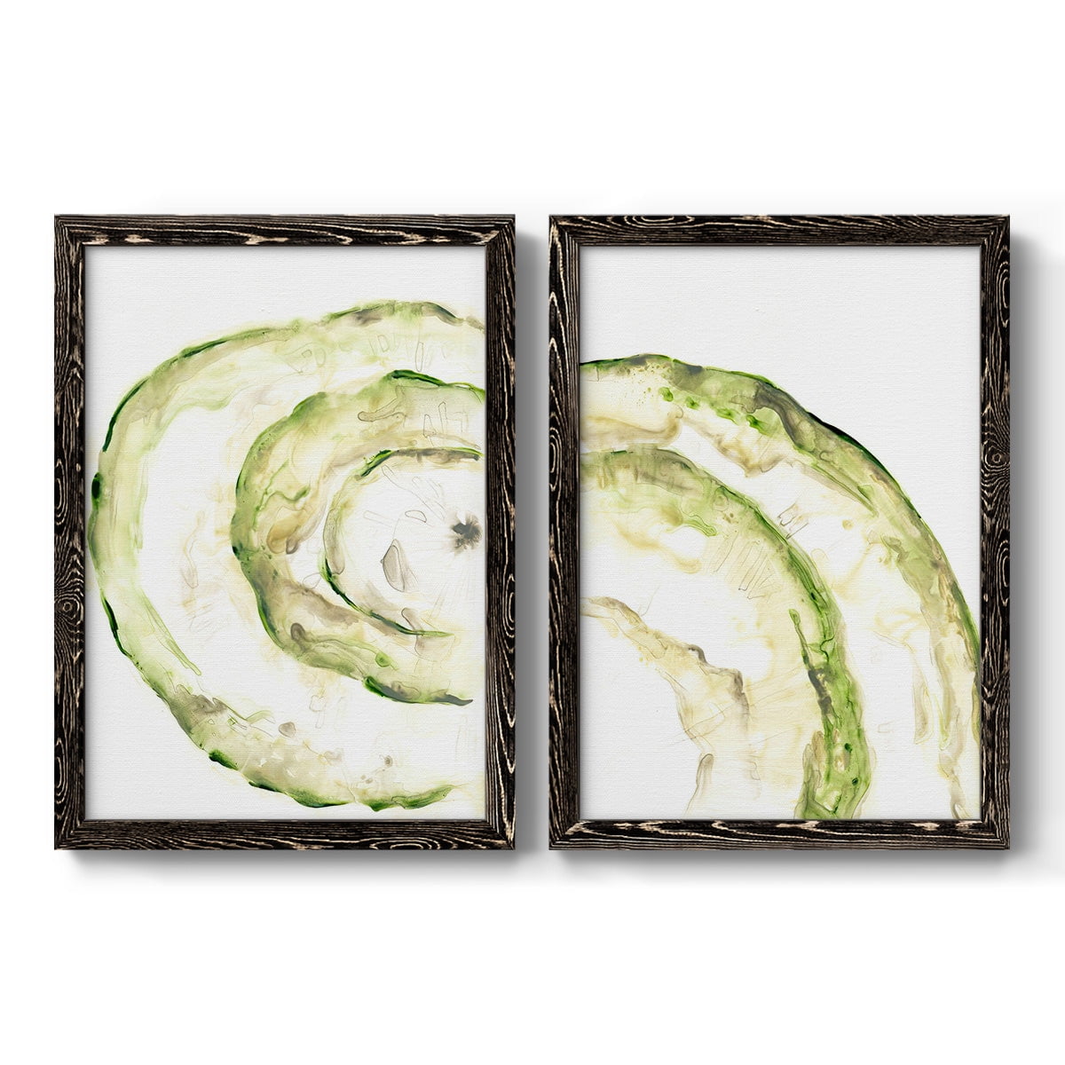 Lichen Halo V - Premium Framed Canvas 2 Piece Set - Ready to Hang